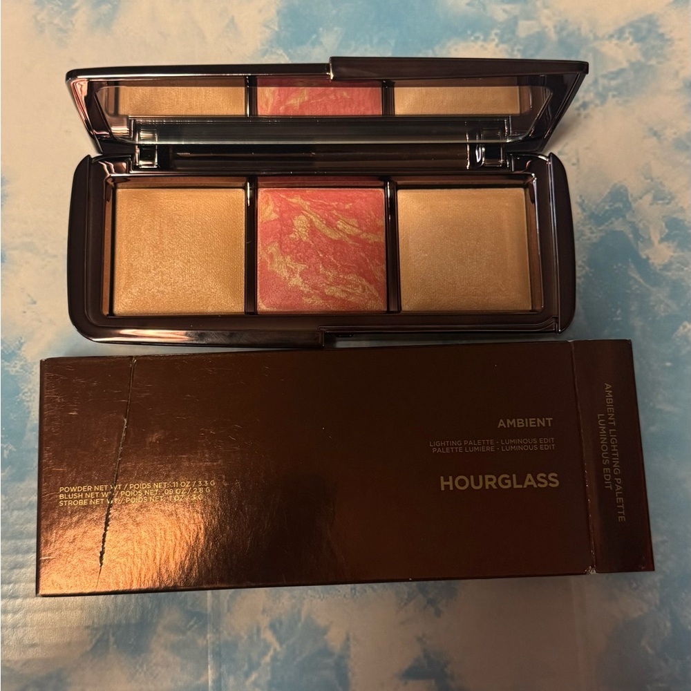 Hourglass Ambient Lighting Palette - Gold and Pink Hues